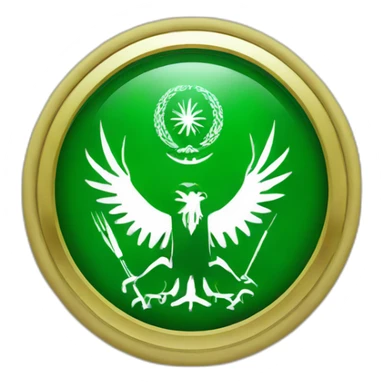 Saudi national emblem sticker