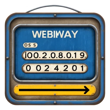 Platform Board – blue text display, Subway Sign. sticker