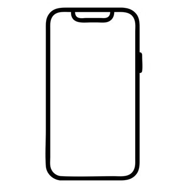 outlined iPhone icon sticker