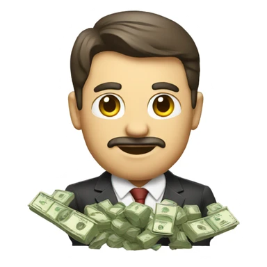 boss with money sticker