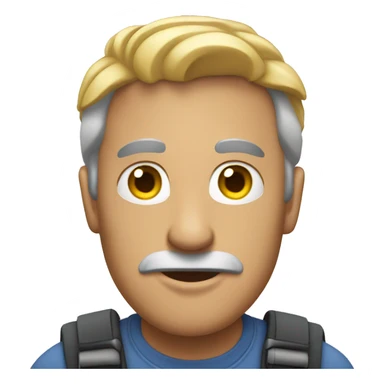 a man works with mac sticker