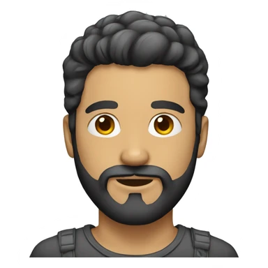 guy with nice beard sticker