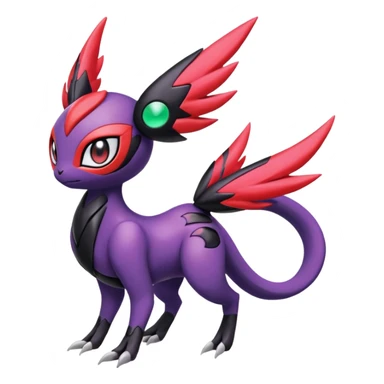 Meloetta-Yveltal-Noibat-Pokémon-Fakémon-fusion-hybrid-creature sticker