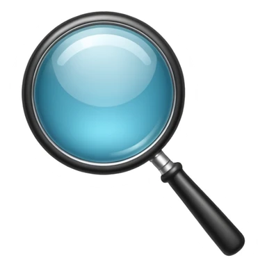 magnifier emoji sticker