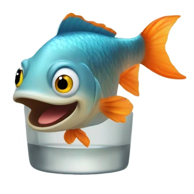 Fish Nemo drink alcohol sticker