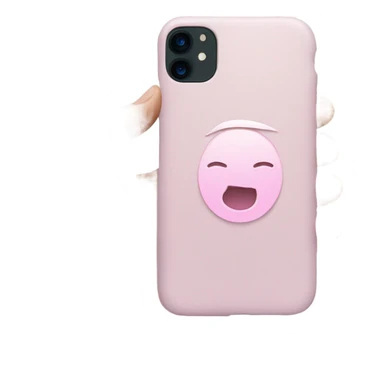 Pastel pink iPhone sticker