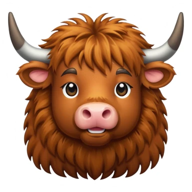 highland cow  sticker