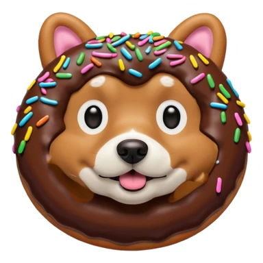 Donut Dog sticker
