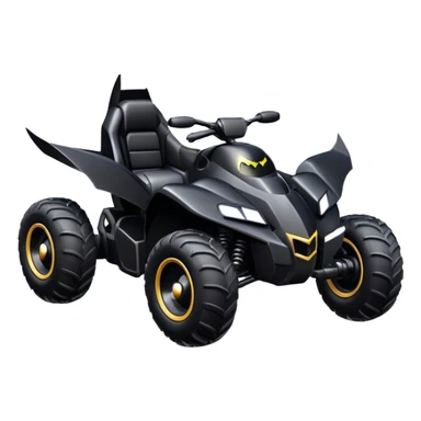 batmobile atv quad sticker