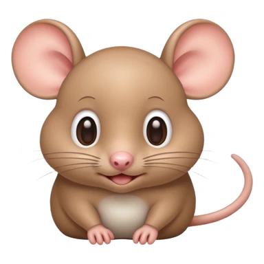 Un ratón cute volteando los ojos 🙄 como ese emoji SOLO LOS OJOS sticker