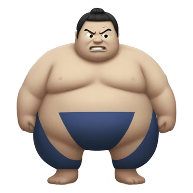 Sumo wrestling  sticker