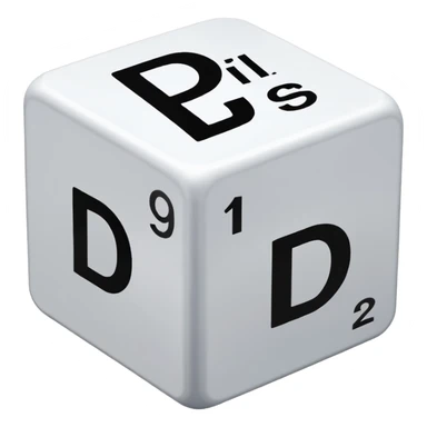 create a dice with der die das written on each visible side sticker