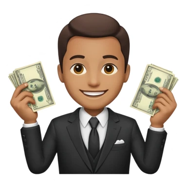 cash character sticker