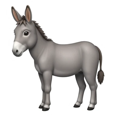 un burro en genero femenino sticker