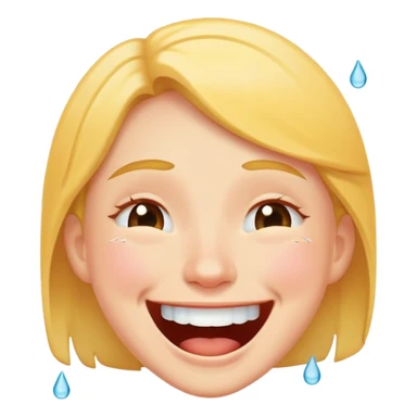 laughing face with tears of joy sticker