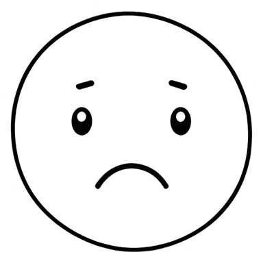 Sad face with gun sticker