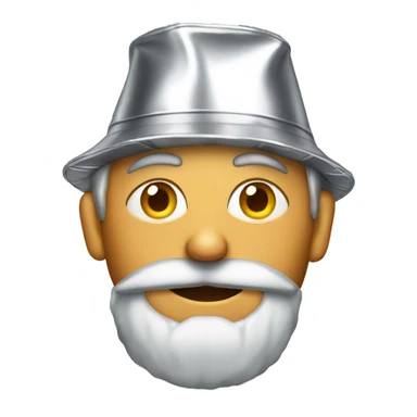 man in Tin foil hat sticker