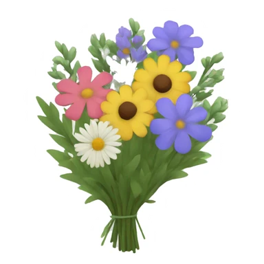 Wildflower bouquet  sticker
