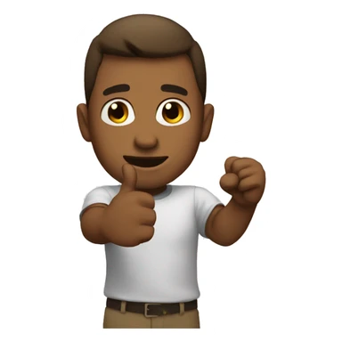 holding my thumbs for you sticker