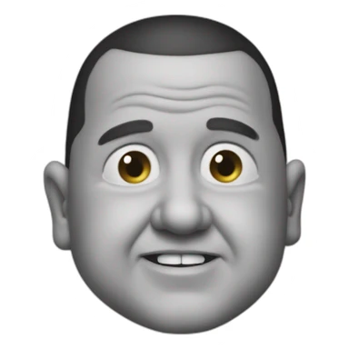 Curly Howard three stooges sticker