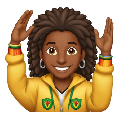 Happy Reggaeton Music Singer sticker