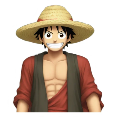 Luffy Palestine  sticker