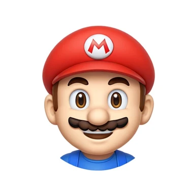 create a super mario emoji sticker