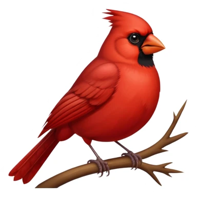 Red Cardinal emoji sticker
