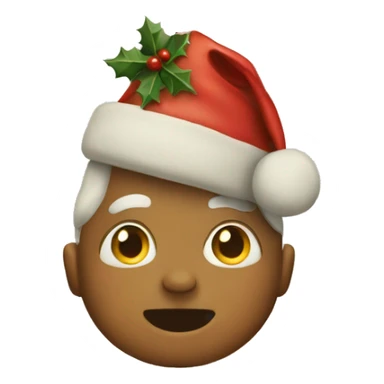 vintage christmas sticker