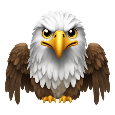 Eagle wiping sweat sticker
