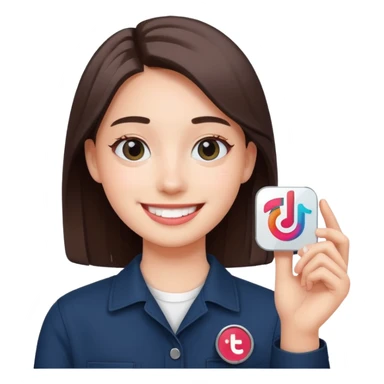 Verificación tik tok sticker