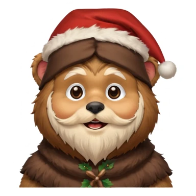 ewok santa sticker