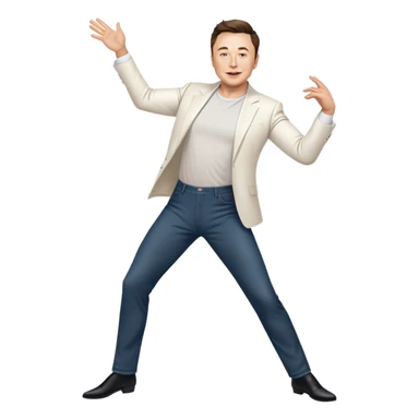 Elon musk dancing sticker