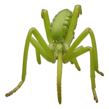 Zoom on One specimen of sparassis crispa sticker