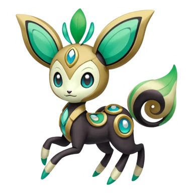 Meloetta-Floragato-Pokémon-Fakémon-fusion-hybrid-creature sticker