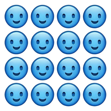 Autocollants bleus sticker