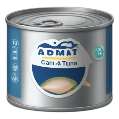 Can of tuna sticker