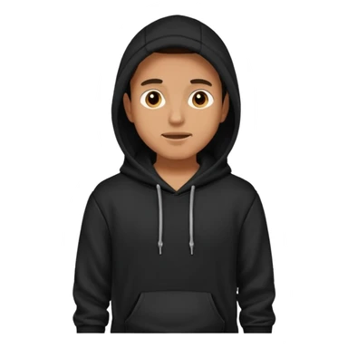 guy standing in a hodie and talking, full body sticker