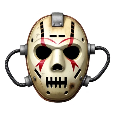 The Texas Chain Saw Massacre mask sticker