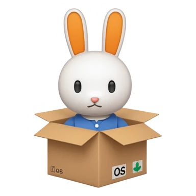miffy with box sticker