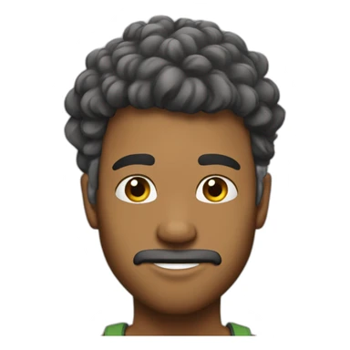 Cajo avec des cheuveux lol ! sticker