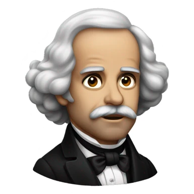 Nathaniel Hawthorne sticker