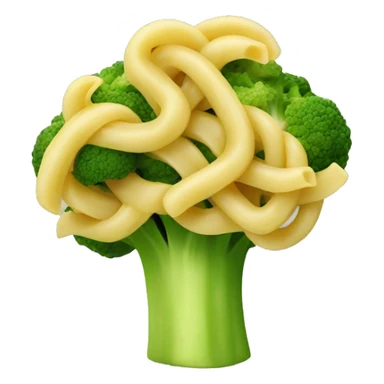 broccoli with pasta sticker