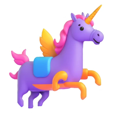 rocketship unicorn sticker