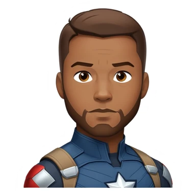Sam Wilson with side-whiskers from avenger sticker