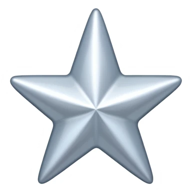 серебрёная звезда sticker