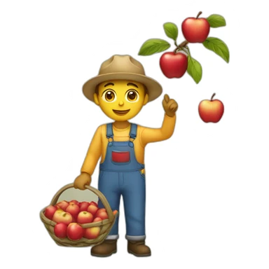 apple picker sticker