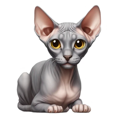 Sphynx cat sticker