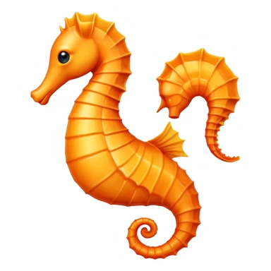 A seahorse emoji sticker