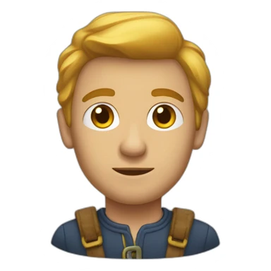 homme pouce gonflé sticker